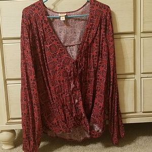 Multi colored blouse